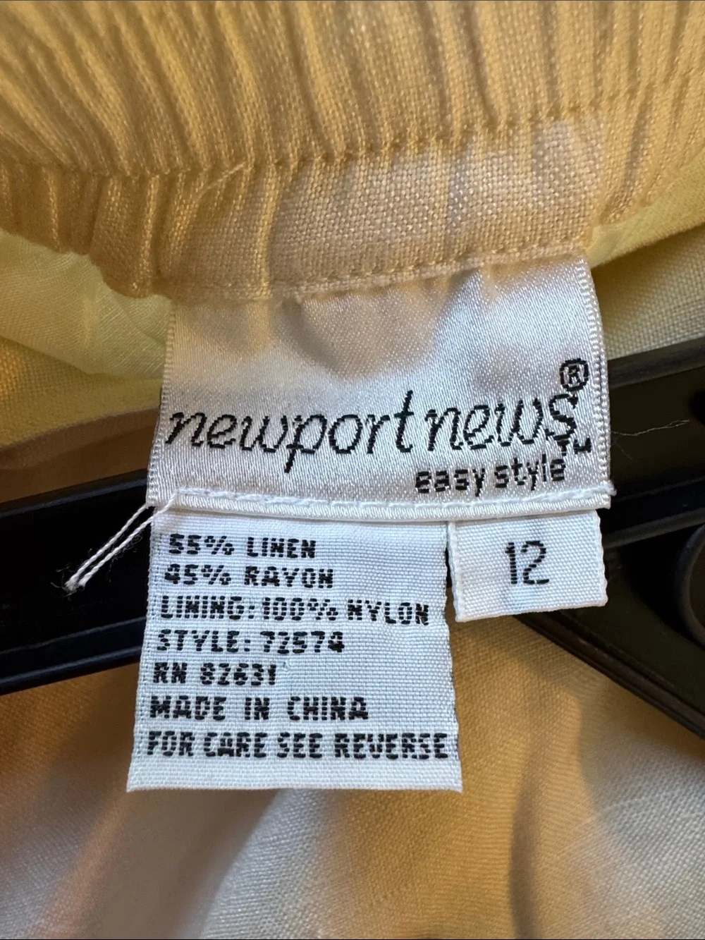 Vintage Newport News Two-Piece Dress with Pink Floral Embroidery - Picture 9 of 9